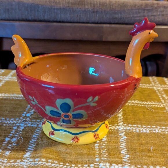 Baja Collection by Home Studio Chicken Accent Bowl - Picture 1 of 5